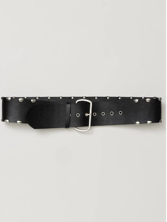 NWT Free People Wild At Heart Hip Belt in Black